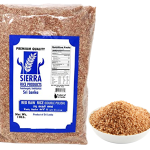 Sierra Red Raw Rice (Double Polish)